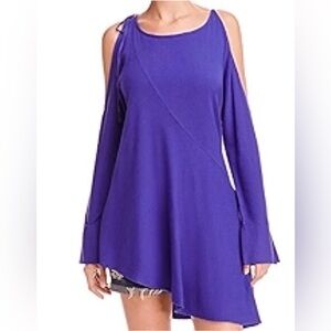 Free People • Clear Skies Cold Shoulder Mini Dress/Tunic